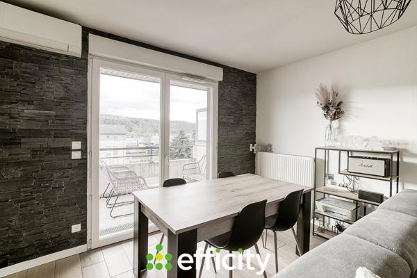 Appartement 3 pièces - 65 m² Exclusivité efficity