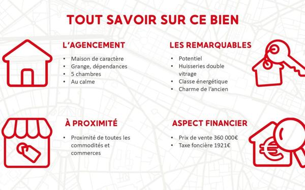 Maison à vendre    6 pièces • 208 m2 Pontailler-sur-Saône