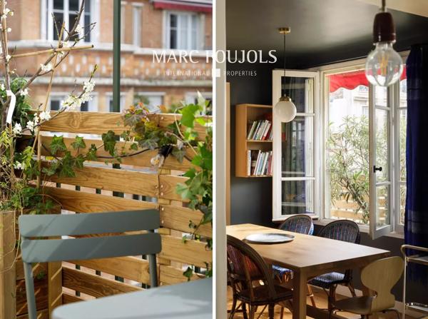 Paris XVIII – Lamarck/Junot – Duplex derniers étages avec terrasses