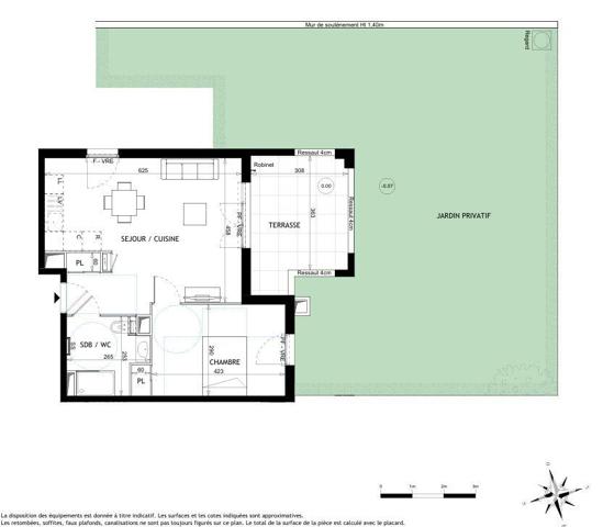 Appartement à vendre 2 pièces 46 m² Vallauris