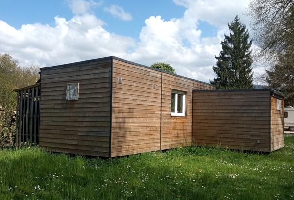 🌿 Tiny House de plain-pied – Un studio en bois au cœur de vos projets