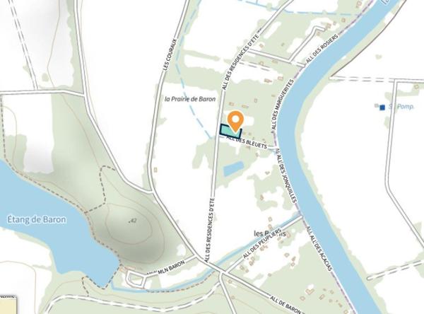 Terrain de loisir de 1299 m²