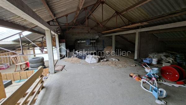 Rare sur le marché, cette propriété offre un ensemble immobilier complet alliant confort de vie, activité professionnelle et importantes capacités de stockage.
La maison principale développe environ 200 m² habitables et séduit par ses volumes généreux. Dès l'entrée, vous découvrirez un vaste hall agrémenté d'un espace bar. La pièce de vie de près de 60 m² comprend une cuisine aménagée et équipée ouverte sur la salle à manger et le salon. Une buanderie complète ce niveau.
L'espace nuit propose 5 belles chambres, dont une au rez-de-chaussée. À l'étage, une superbe chambre de 27 m² équipée d'un espace balnéo bénéficie d'un accès direct à une terrasse panoramique de 50 m² offrant une vue imprenable sur les environs.
Une salle de bains complète ainsi que des WC à chaque niveau.
Le sous-sol comprend un grand garage, une chaufferie et une seconde buanderie.

Un pôle professionnel aux multiples possibilités
Une vaste dépendance à usage professionnel 
Au rez-de-chaussée :
Garages, ateliers, espaces de stockage, pièce de vie, cave à vins.
À l'étage :
Bureaux, salle de réunion, local archives, sanitaires et WC.
Dans son prolongement, un important espace d'entreposage permet de répondre à de nombreux besoins professionnels ou logistiques.
Attenant à la dépendance, un appentis couvert d'environ 260 m²  

Les atouts de la propriété
- Maison principale de 200 m² habitables
- Grande pièce de vie de 60 m²
- 5 chambres dont une de plain-pied
- Suite de 27 m² avec espace balnéo
- Terrasse panoramique de 50 m²
- Sous-sol complet avec garage

Fort potentiel professionnel, artisanal ou de stockage
Ensemble immobilier rare offrant de multiples possibilités d'exploitation