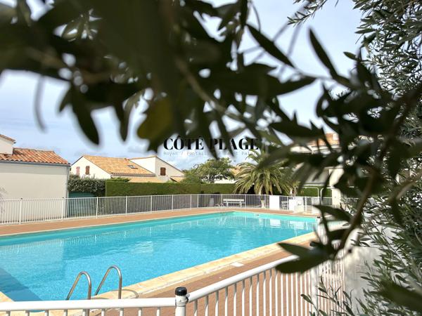 Vaux-sur-Mer (17640) VAUX /MER - PONTAILLAC - T3 en DUPLEX - Résidence avec piscine - Proche plages - Prix de vente 174.900€ HAI