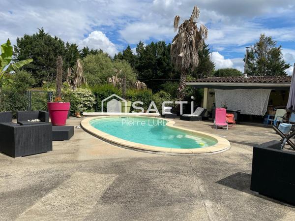 Montbeton - Maison de 151 m2 avec garages et piscine