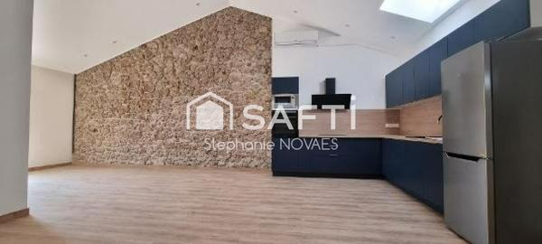Béziers - Magnifique appartement T4 de 100 m² entièrement rénové, au dernier étage