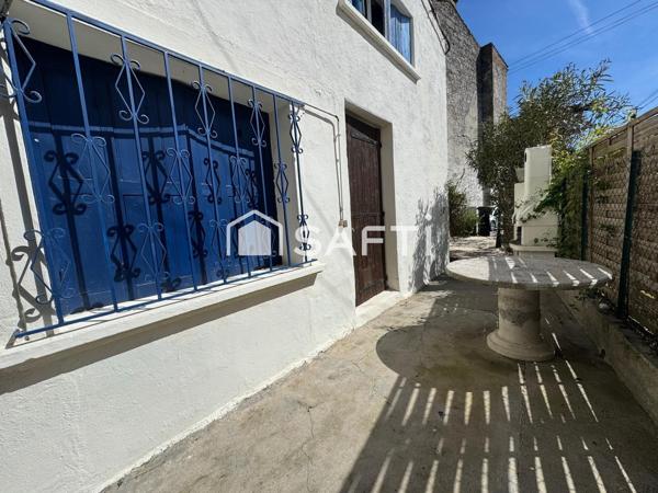 Maison de village avec grange et terrain de loisirs non attenant à Brugairolles 11300