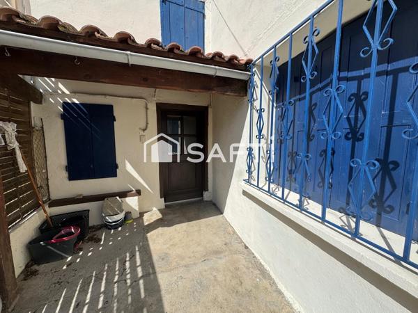 Maison de village avec grange et terrain de loisirs non attenant à Brugairolles 11300