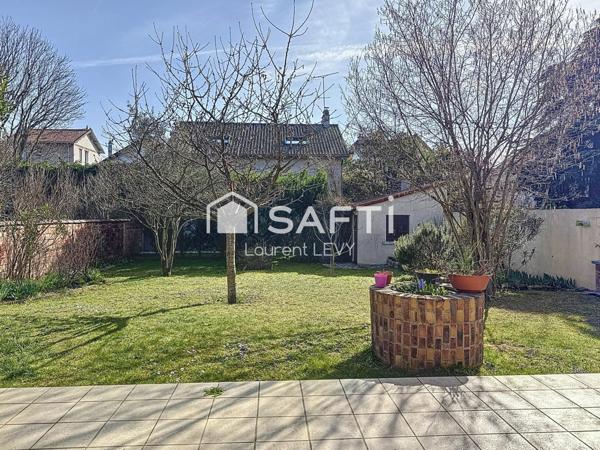 Maison 4 chambres, beau jardin, garage, sous-sol