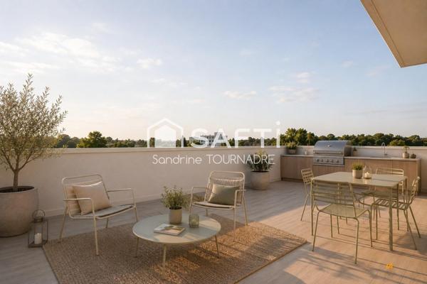 BORDEAUX-CAUDERAN Centre : Penthouse d'exception153 m², rooftop privé de 120 m²