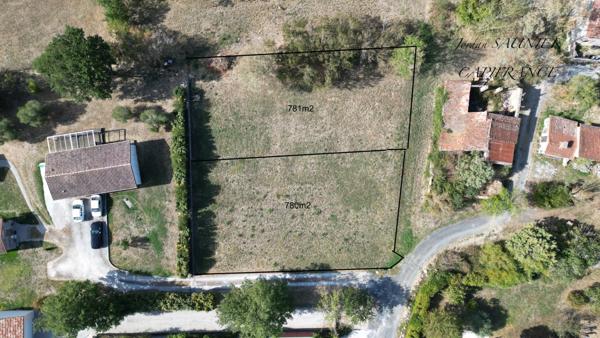 Terrain à vendre 780m2 CAHUZAC (81)