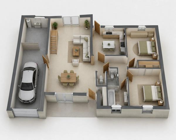Ile d'OLERON, LA BREE LES BAINS (17), Charente-Maritime, Maison à vendre 5 pièces, 106 m² habitables, terrain 540 m²