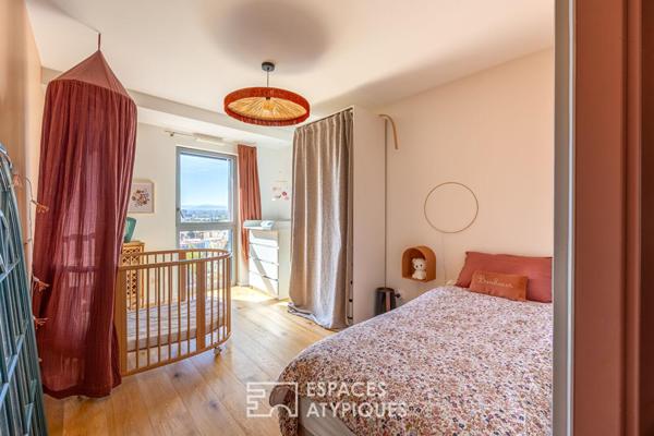 Triplex contemporain avec terrasses et vue panoramique