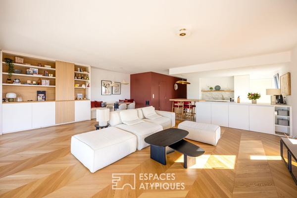 Triplex contemporain avec terrasses et vue panoramique