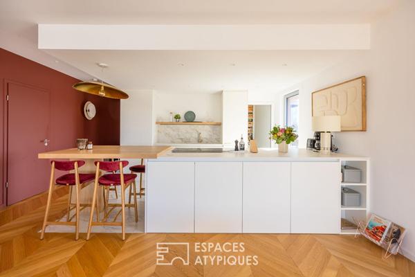 Triplex contemporain avec terrasses et vue panoramique