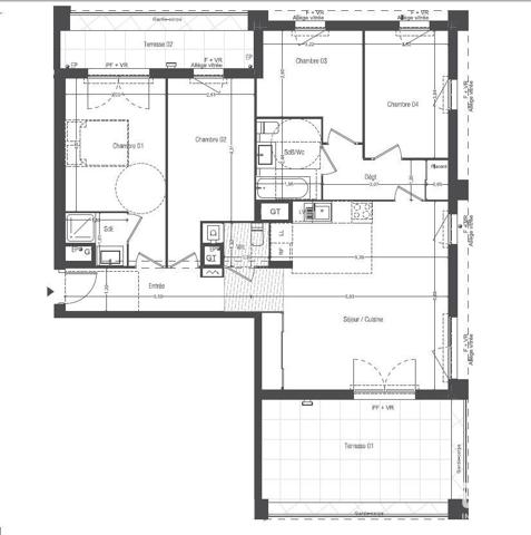 Appartement à vendre 5 pièces 98 m² Marseille 10