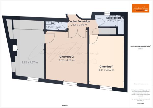 Maison de ville de charme de 105 m² avec cour privative