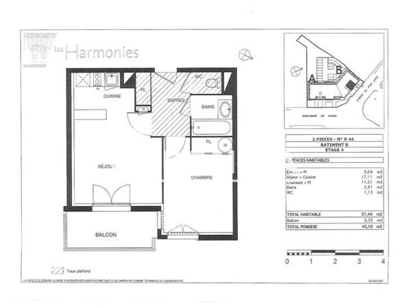 Location Appartement 2 pièces 37.5 m² - 1 CHEMIN DU PRAT LONG Toulouse 31200