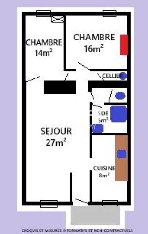 Montauban centre - T3 rénové 74m²