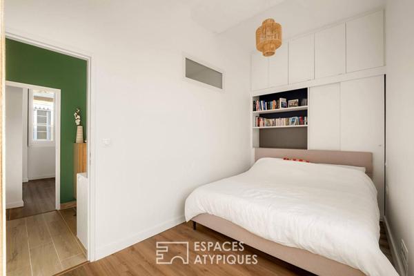 Appartement traversant rénové avec vue Fourvière