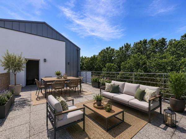 Appartement de 4 pièces récent en Rooftop
