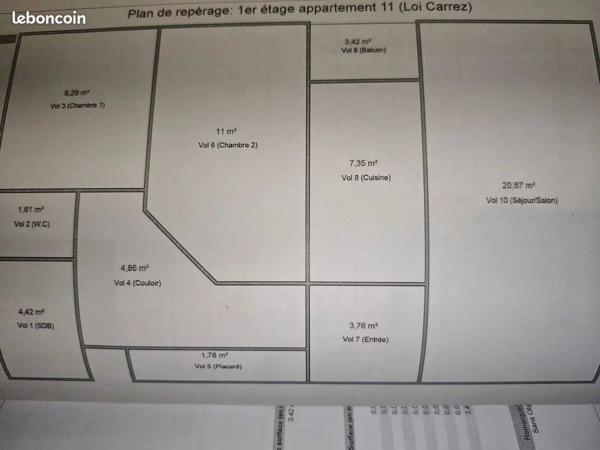 Appartement lumineux 3 pièces à Joué-lès-Tours