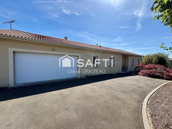 Pavillon de plain-pied, 103 m², 3 chambres, double garage