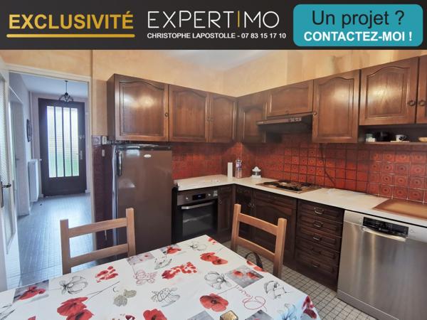 Neuilly-lès-Dijon (21800) MAISON T4 - 3 chambres - SOUS SOL complet - Quartier calme