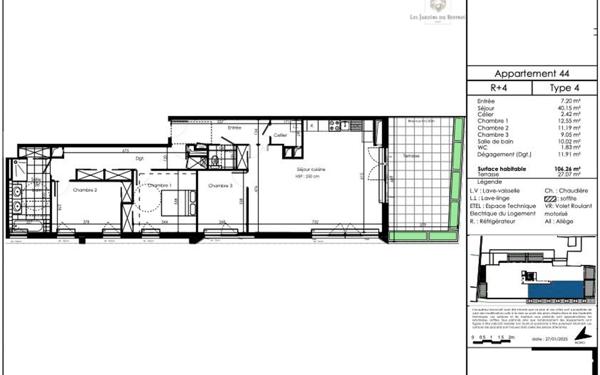 Appartement à vendre    4 pièces •  Arras