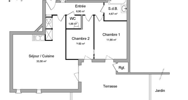 Location Appartement 3 pièces 67.85 m² - Saint-germain-en-laye 78100