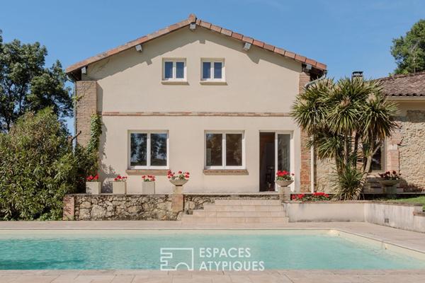 Élégante villa avec piscine entourée de son parc arboré à L’Isle Jourdain