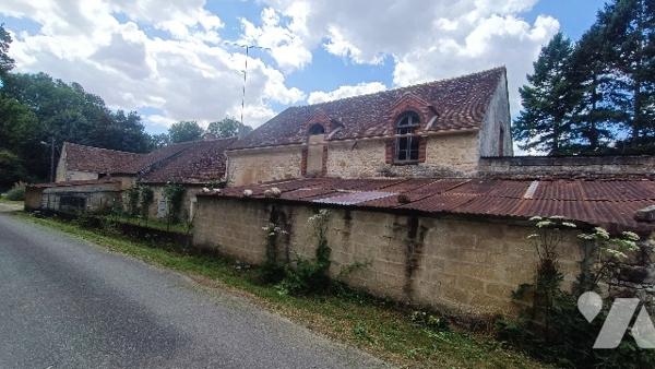 Commune de Paley, corps de ferme à rénover, trois pièces avec dépendances et  5 296 m² de terrain.
