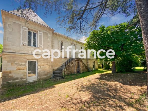 Maison de caractère en pierre 300 m² avec dépendance et grand parc – Proche Bordeaux