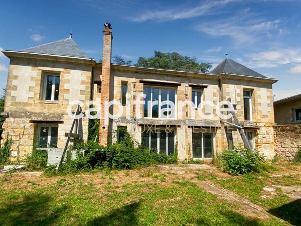 Maison de caractère en pierre 300 m² avec dépendance et grand parc – Proche Bordeaux