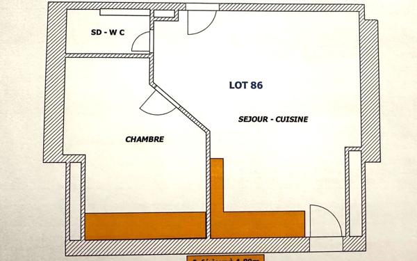 Appartement à vendre    2 pièces • 40,02 m2 Nice