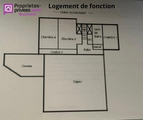 CÔTES-D'ARMOR  22 - ENTRE RENNES ET SAINT BRIEUC - HÔTEL 3 ÉTOILES, RESTAURANT LICENCE IV PISCINE LOGEMENT DE FONCTION