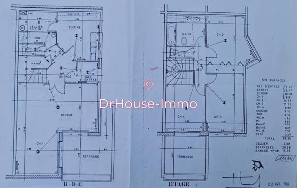 Appartement à vendre 4 pièces de 96 m²