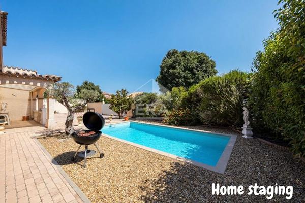 Perpignan "Massilia", opportunité rare à la vente : maison 4 faces, 4 chambres, garage et jardin