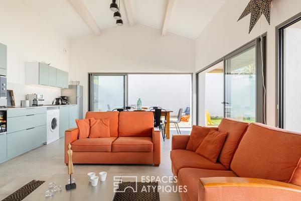 Propriété de charme neuve, avec jardin et piscine