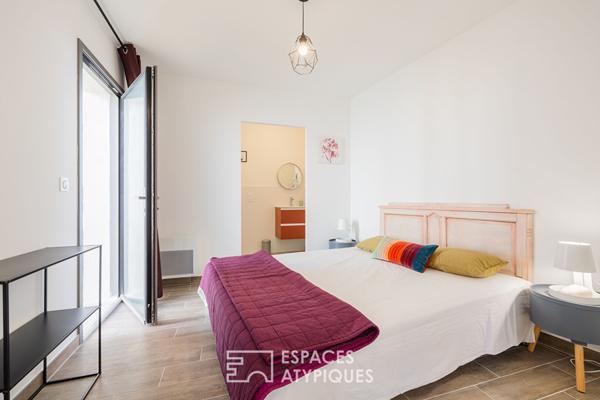 Propriété de charme neuve, avec jardin et piscine