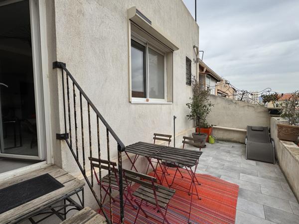 Marseille (13007) VENTE APPARTEMENT TYPE 3 89,75 M2 CARREZ TERRASSE 16,5 M2 SAMATAN 13007 MARSEILLE