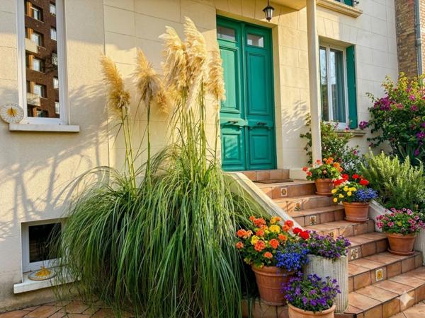 Maison familiale de charme – 6 chambres, jardin arboré, dépendance et RER C à pied