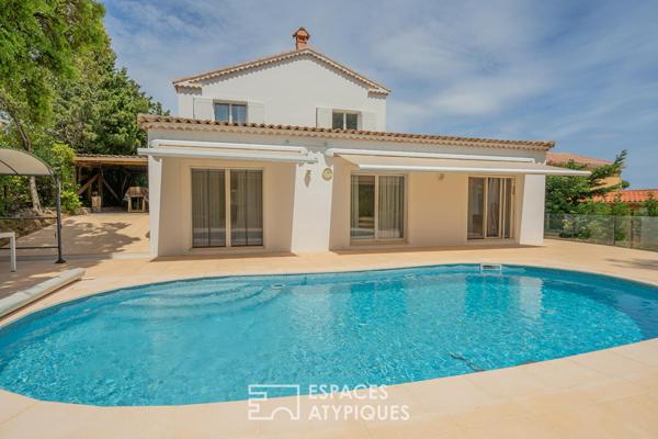 Villa Néo-provençale avec Piscine, secteur des plages