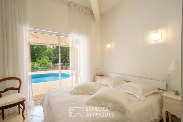 Villa Néo-provençale avec Piscine, secteur des plages