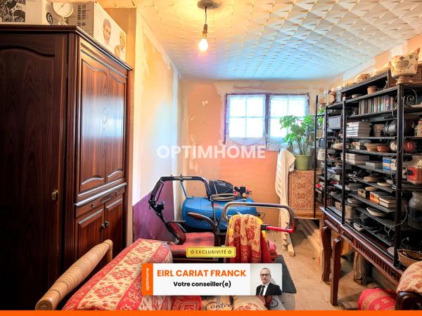 MAISON DE 100 M² AVEC SOUS-SOL, L’ENSEMBLE SUR 778 M² DE TERRAIN CLOS :