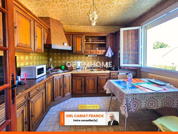 MAISON DE 100 M² AVEC SOUS-SOL, L’ENSEMBLE SUR 778 M² DE TERRAIN CLOS :