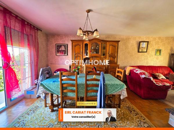 MAISON DE 100 M² AVEC SOUS-SOL, L’ENSEMBLE SUR 778 M² DE TERRAIN CLOS :