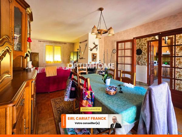 MAISON DE 100 M² AVEC SOUS-SOL, L’ENSEMBLE SUR 778 M² DE TERRAIN CLOS :