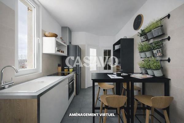 Vente Appartement 3 pièces de 38m² - 93200 Saint-Denis