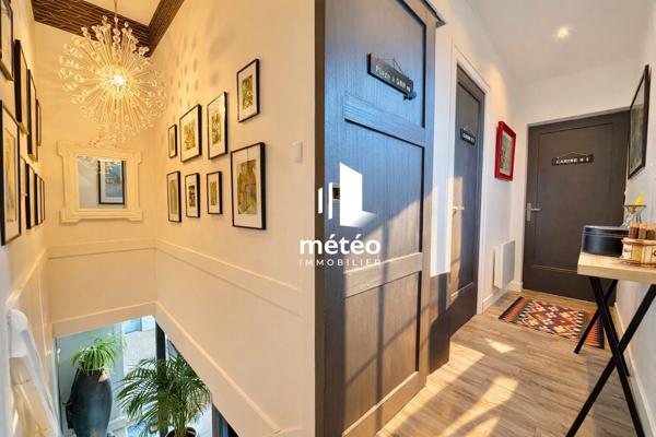 Maison centre-ville à deux pas de la plage avec garage et terrasses